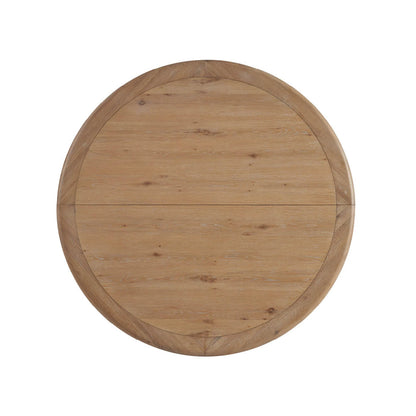 Griffith Park Canyon Round Dining Table by Universal Furniture in natural. Made from unique in a transitional style.