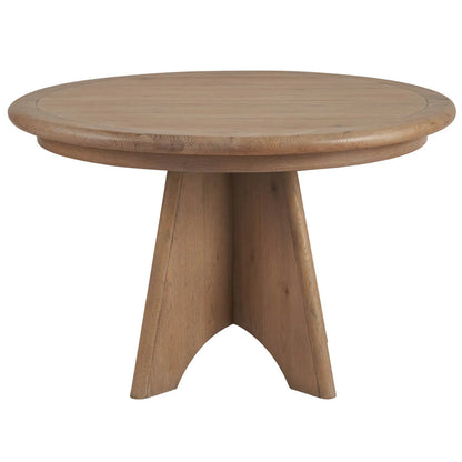 Griffith Park Canyon Round Dining Table by Universal Furniture in natural. Made from unique in a transitional style.