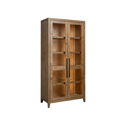 Griffith Park Sienna Display Cabinet by Universal Furniture in natural. Made from unique in a transitional style.