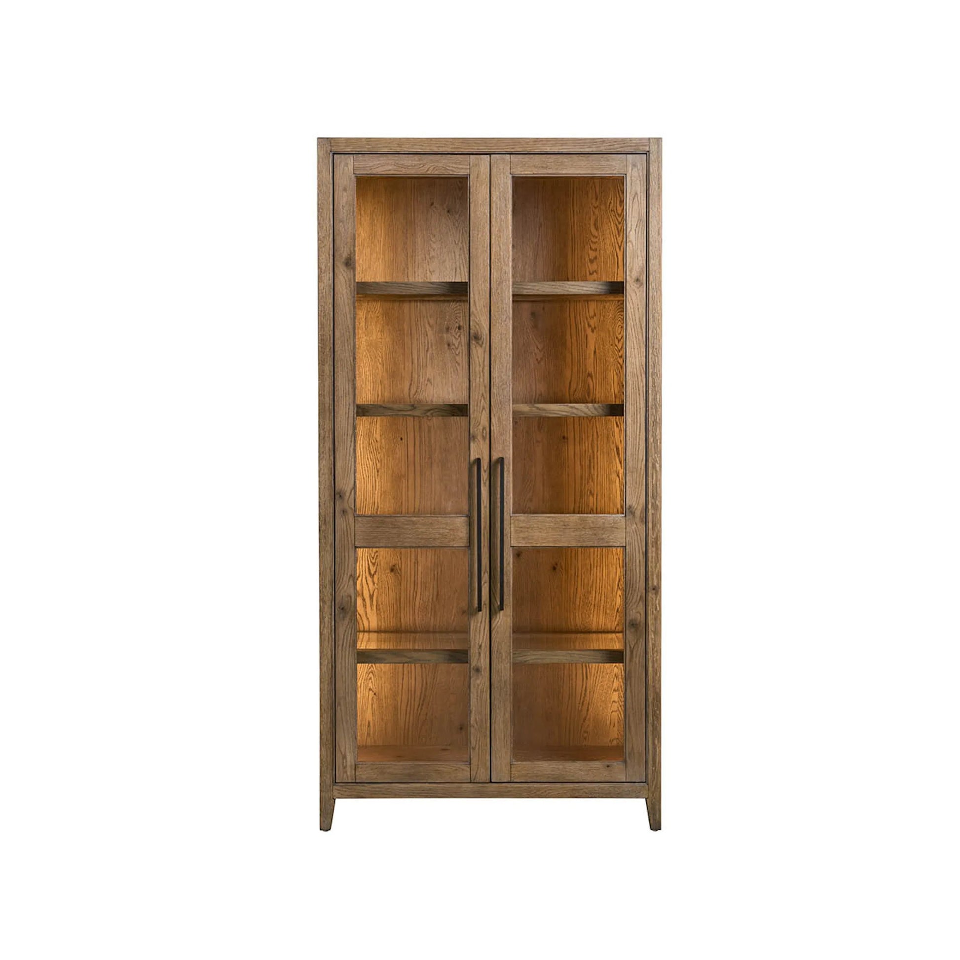 Griffith Park Sienna Display Cabinet by Universal Furniture in natural. Made from unique in a transitional style.