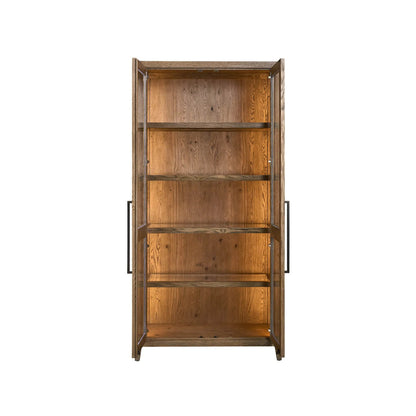 Griffith Park Sienna Display Cabinet by Universal Furniture in natural. Made from unique in a transitional style.