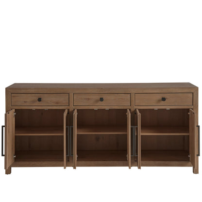Griffith Park Sienna Credenza by Universal Furniture in natural. Made from unique in a transitional style.