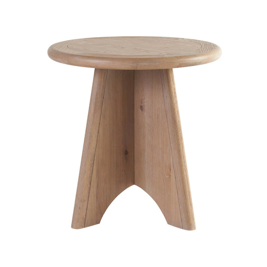 Griffith Park Canyon Round Side Table by Universal Furniture in natural. Made from unique in a unique style.