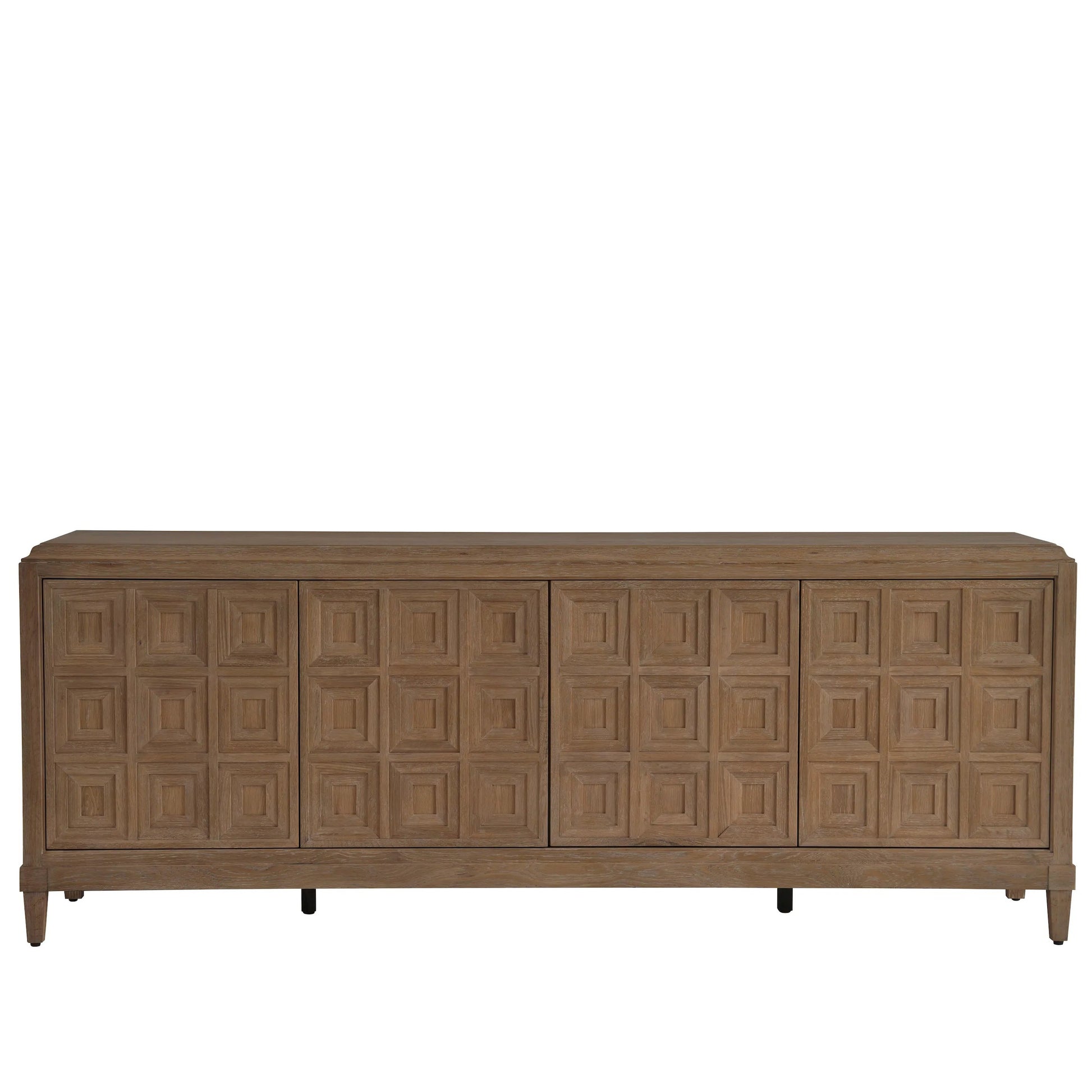 Griffith Park Sienna Entertainment Credenza by Universal Furniture in natural. Made from unique in a transitional style.