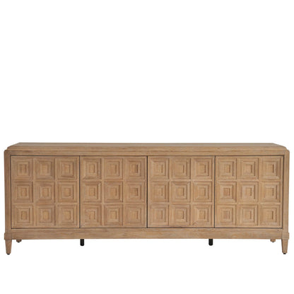 Griffith Park Canyon Entertainment Credenza by Universal Furniture in natural. Made from unique in a transitional style.