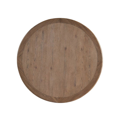 Griffith Park Sienna Round Dining Table by Universal Furniture in natural. Made from unique in a transitional style.
