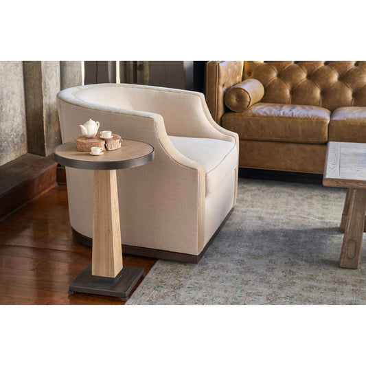 Griffith Park Canyon Spot Table by Universal Furniture in natural. Made from unique in a unique style.