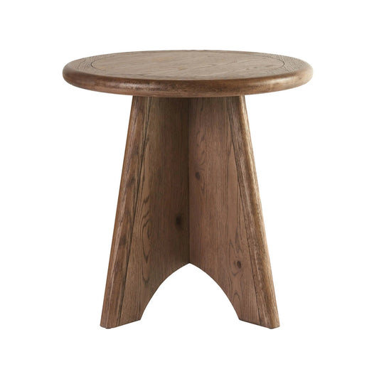 Griffith Park Sienna Round Side Table by Universal Furniture in natural. Made from unique in a unique style.