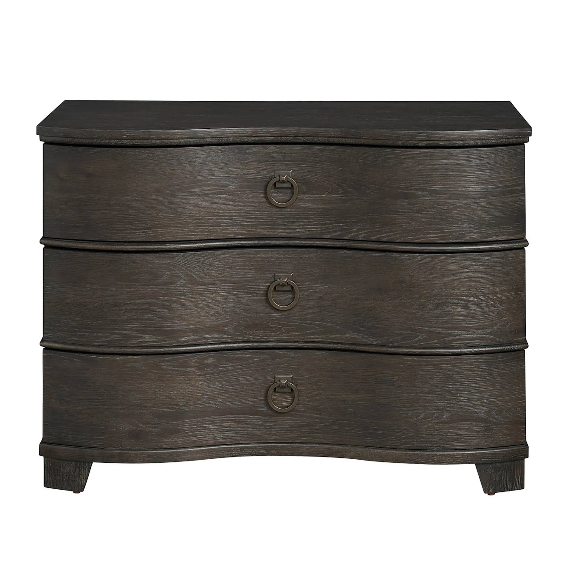 Griffith Park Serpentine Chest by Universal Furniture in obsidian. Made from unique in a modern style.