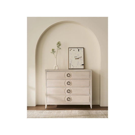 Avaline Lizmore Chest by Universal Furniture in white oak. Made from unique in a unique style.