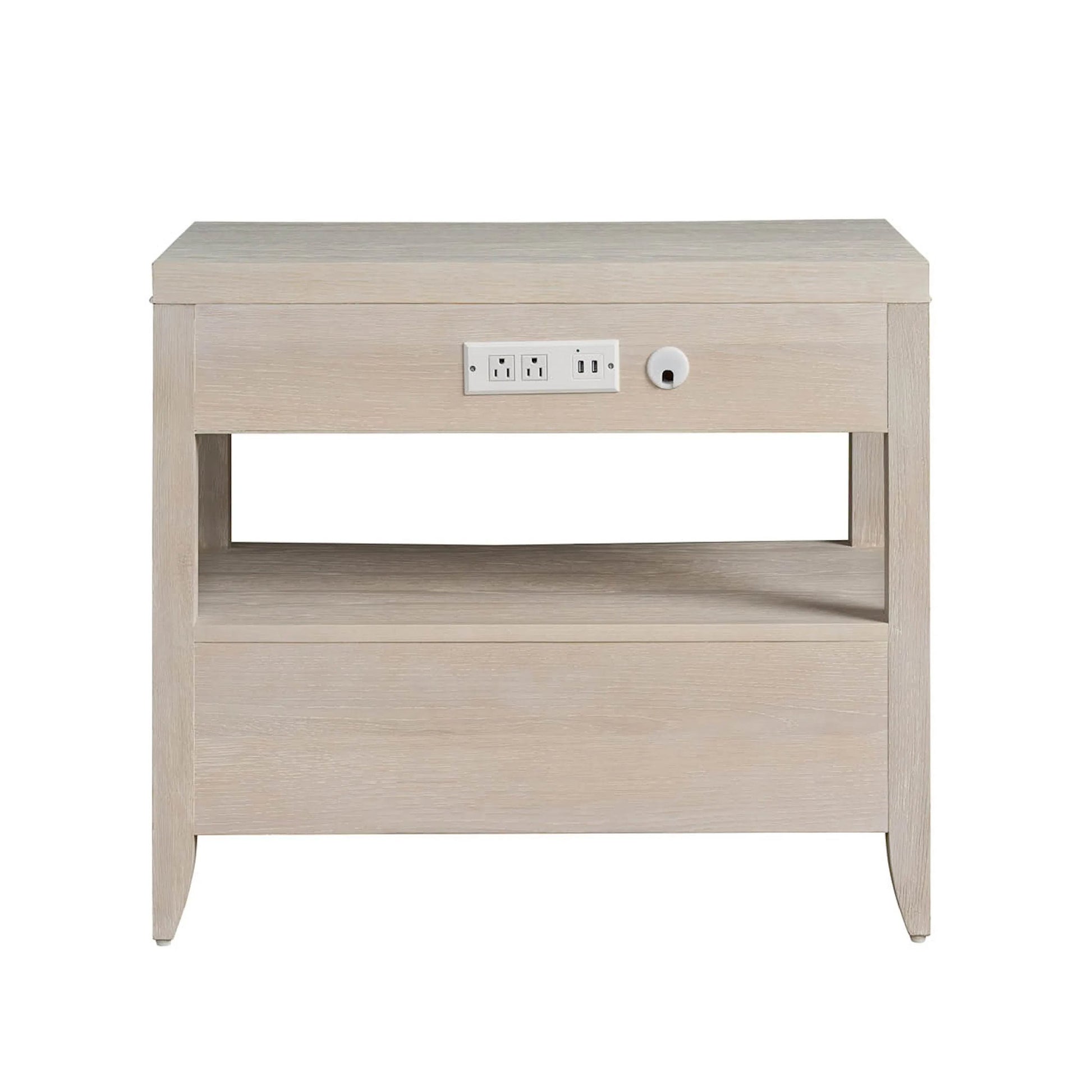Avaline Nightstand by Universal Furniture in white oak. Made from unique in a transitional style.