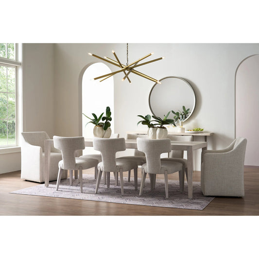 Avaline Walsh Upholstered Dining Chair by Universal Furniture in monique linen. Made from unique in a unique style.