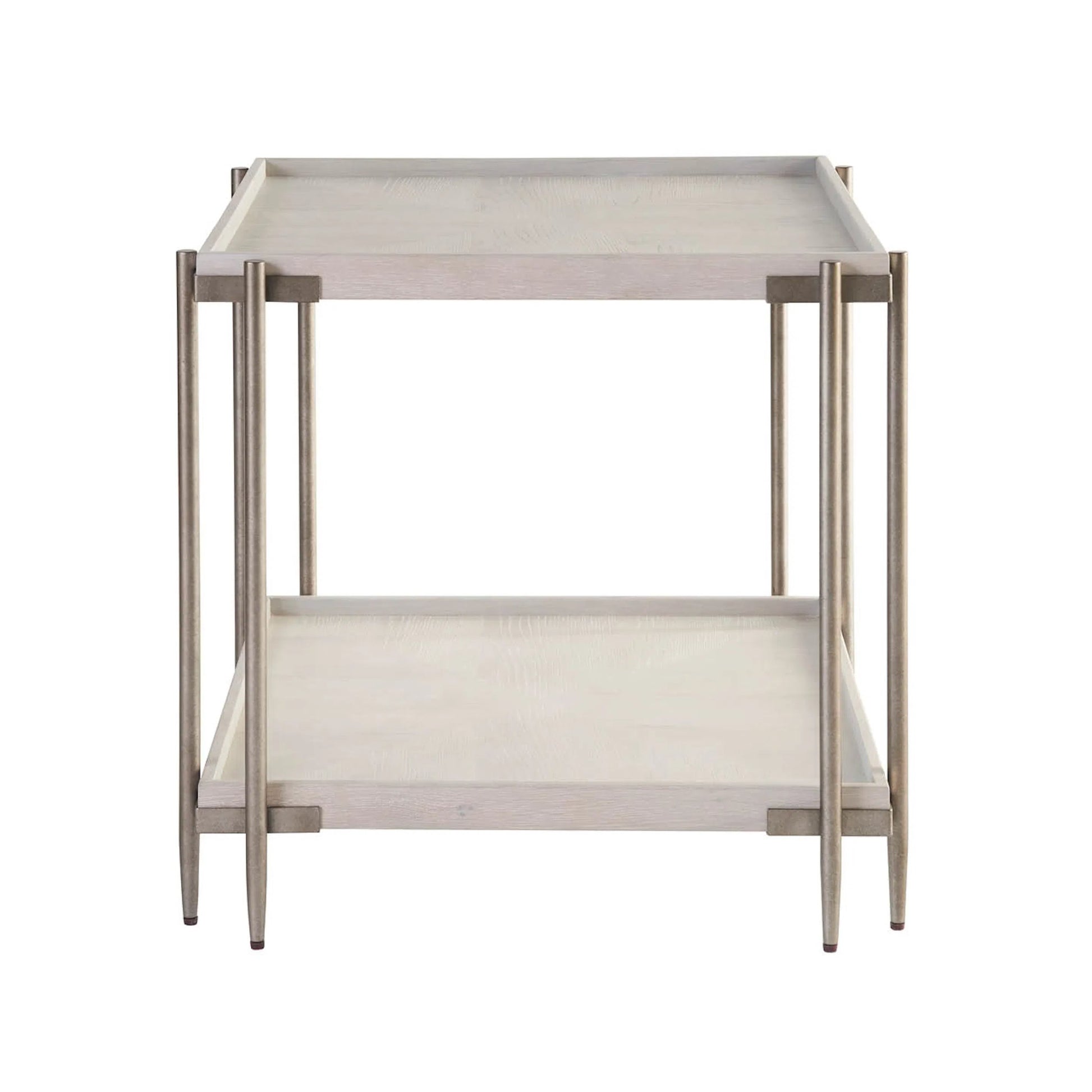 Avaline Selkie End Table by Universal Furniture in white oak. Made from unique in a transitional style.