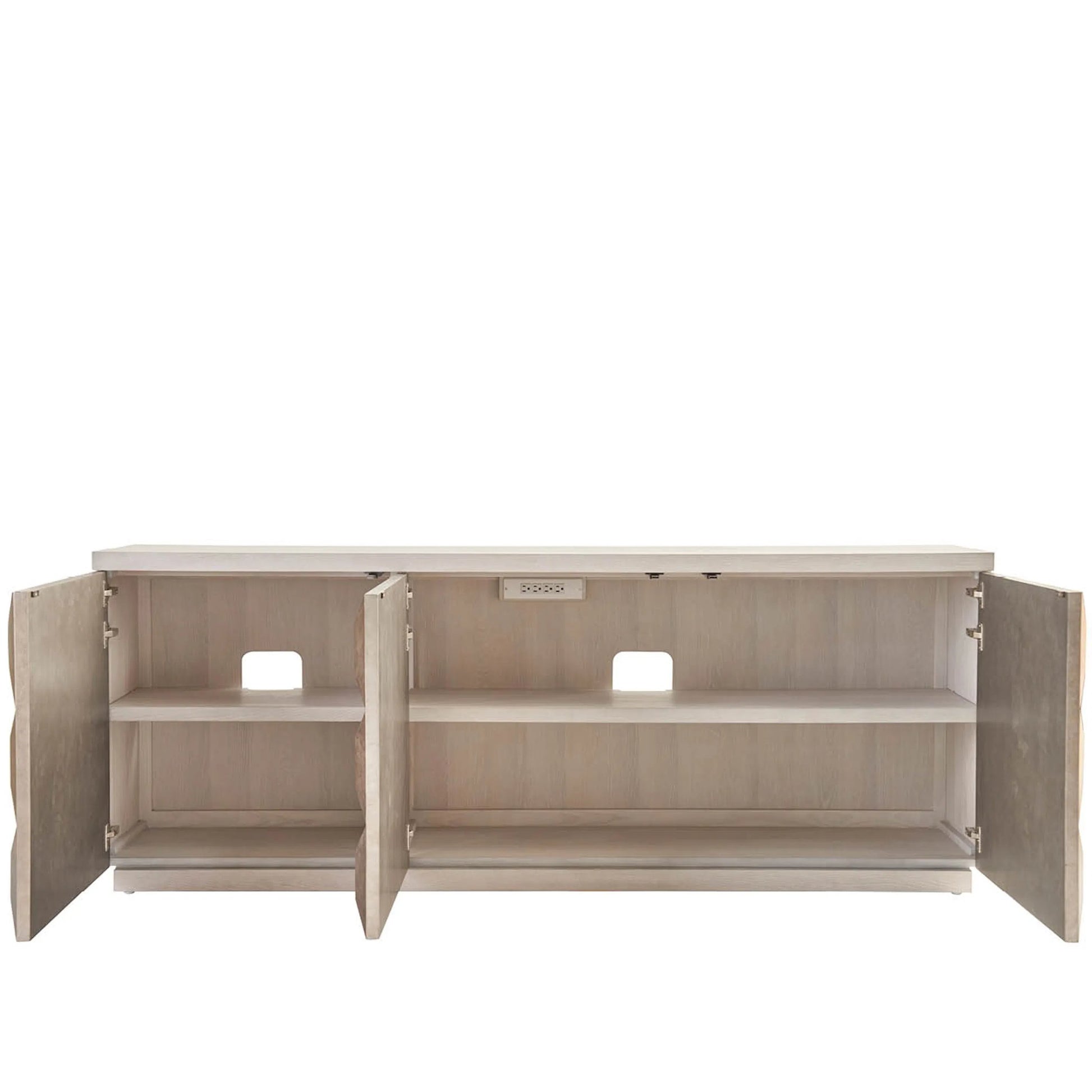 Avaline Dolce Credenza by Universal Furniture in white oak. Made from unique in a transitional style.
