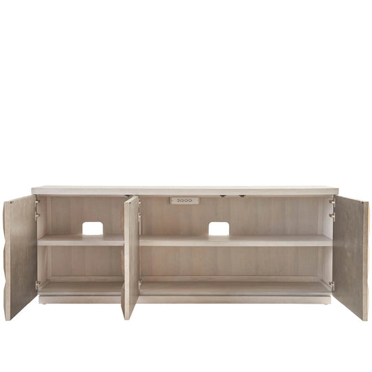 Avaline Dolce Credenza by Universal Furniture in white oak. Made from unique in a unique style.