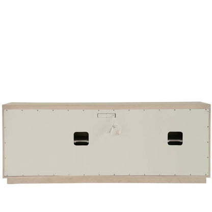 Avaline Dolce Credenza by Universal Furniture in white oak. Made from unique in a transitional style.