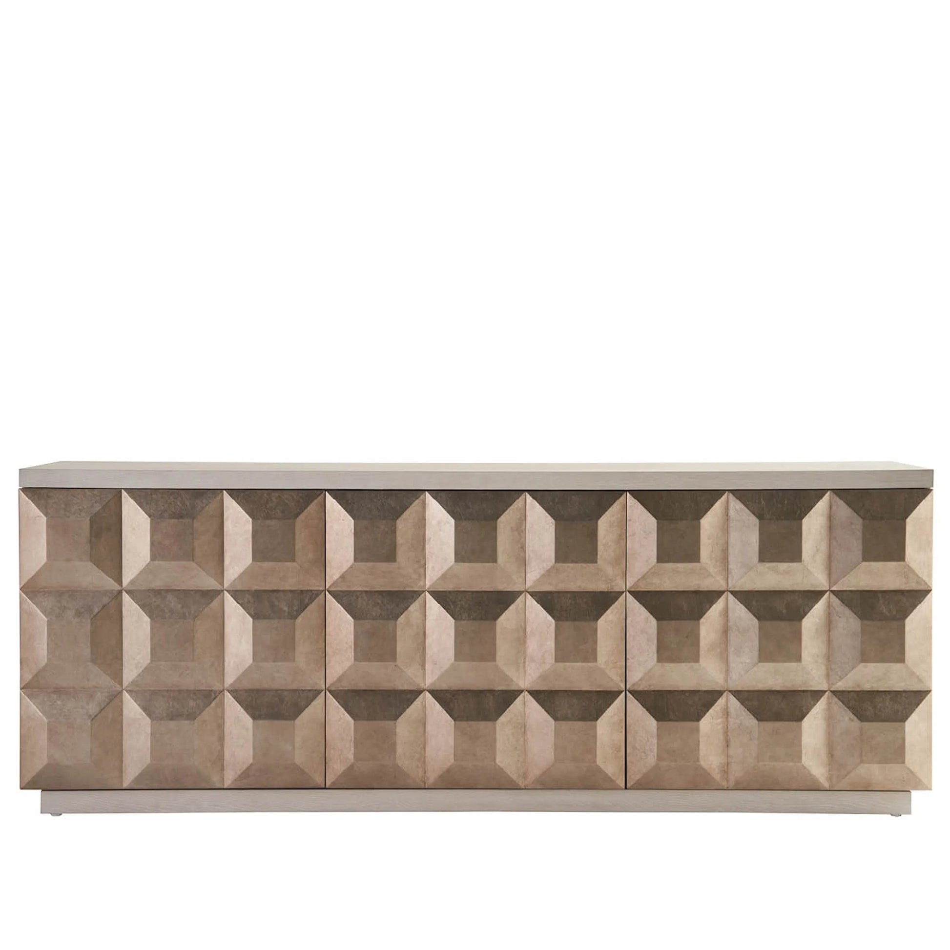 Avaline Dolce Credenza by Universal Furniture in white oak. Made from unique in a transitional style.