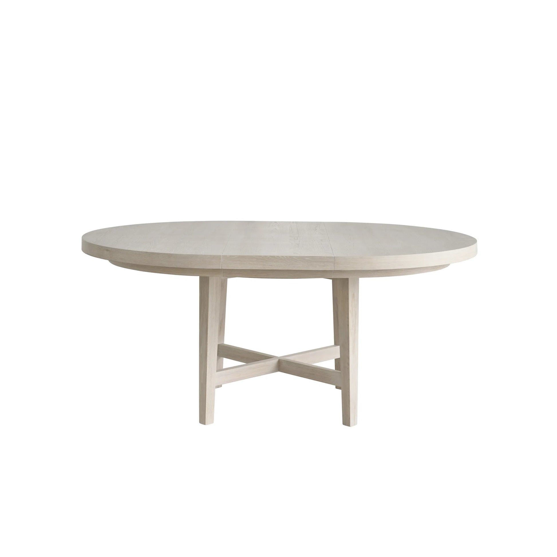 Avaline Scavino Round Dining Table by Universal Furniture in white oak. Made from unique in a transitional style.
