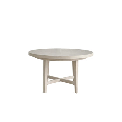 Avaline Scavino Round Dining Table by Universal Furniture in white oak. Made from unique in a transitional style.