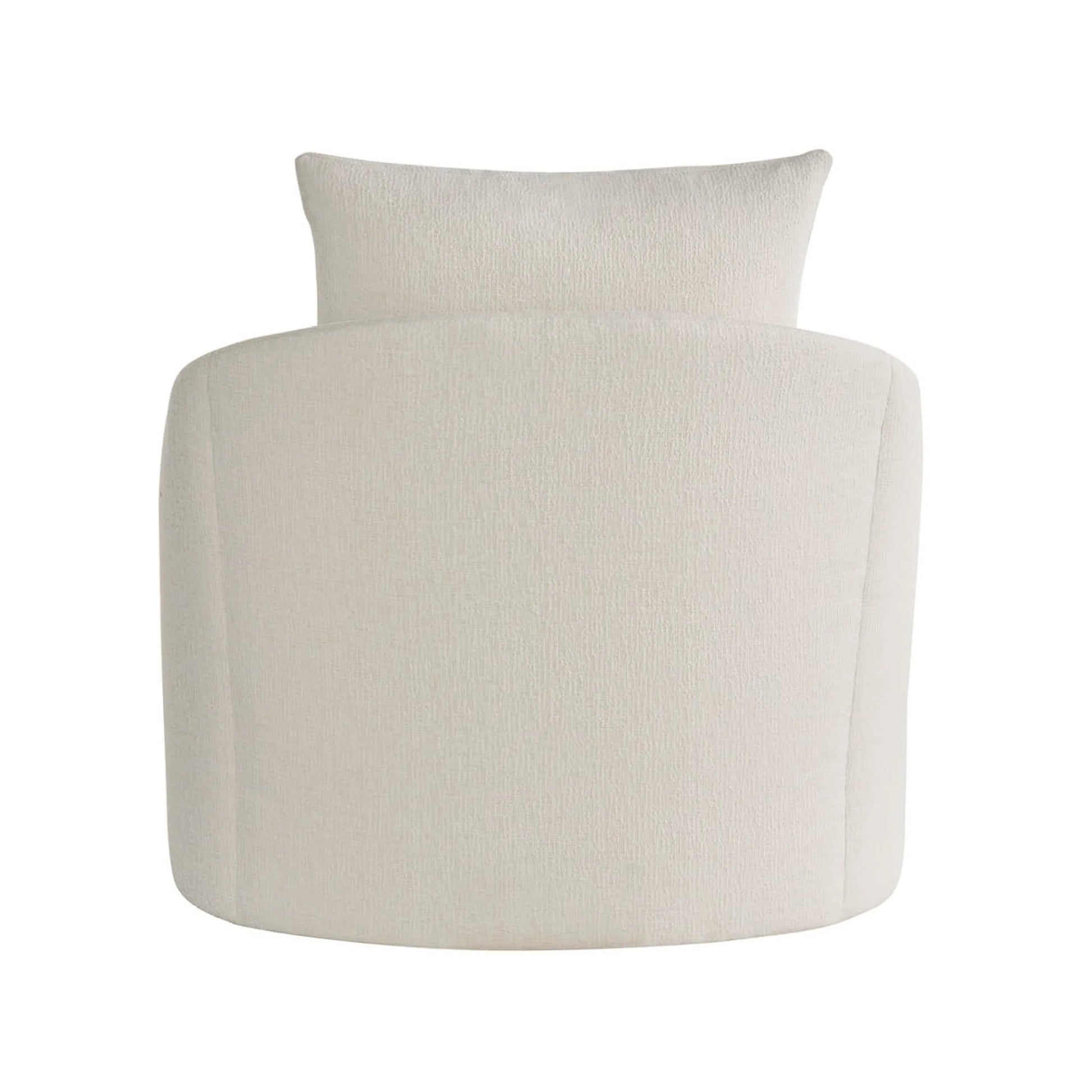 Curated Eli Swivel Chair by Universal Furniture in sanello ivory. Made from unique in a unique style.