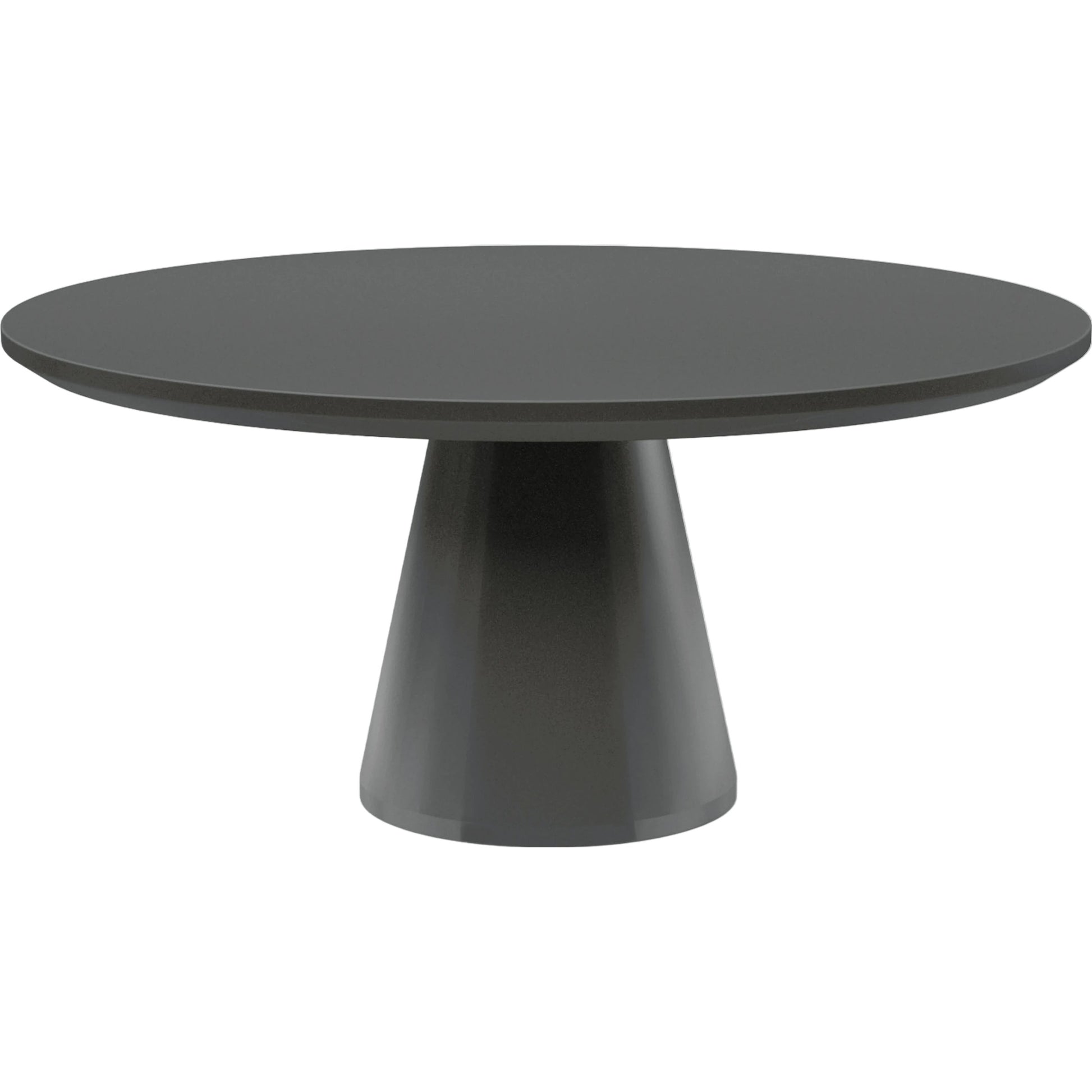 Pedestal Outdoor Dining Table by Sunset West. Made from gfr concrete in a modern style.
