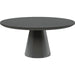 Pedestal Outdoor Dining Table by Sunset West. Made from gfr concrete in a modern style.