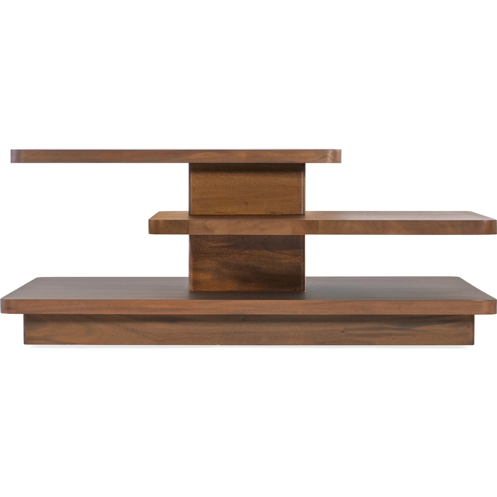 Burrow Tiered Coffee Table by Hooker Furniture in chestnut. Made from unique in a traditional style.
