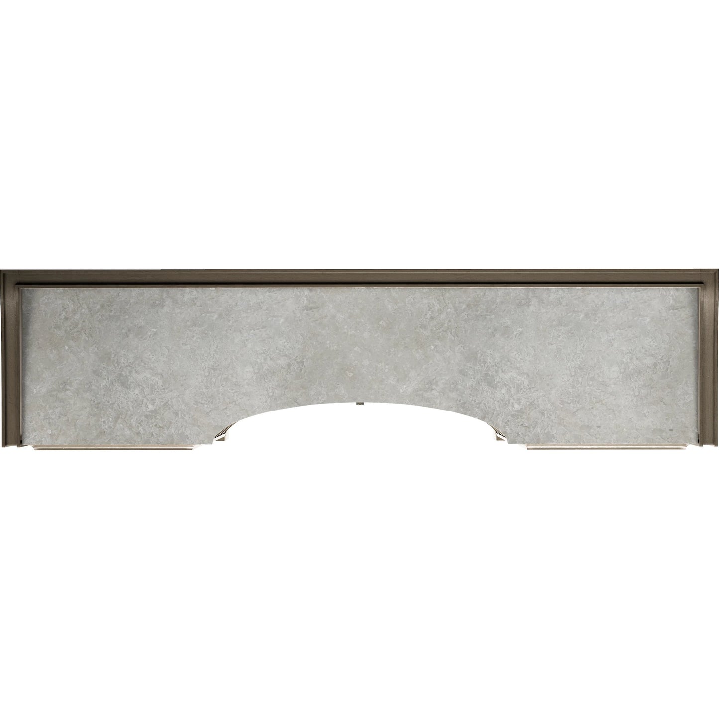005 SI-2334432 | Additional Silo | Cove Credenza by A.R.T. Furniture in grey and mica. Made from rubberwood solids, primavera veneer, stone, metal, cork in a transitional style.