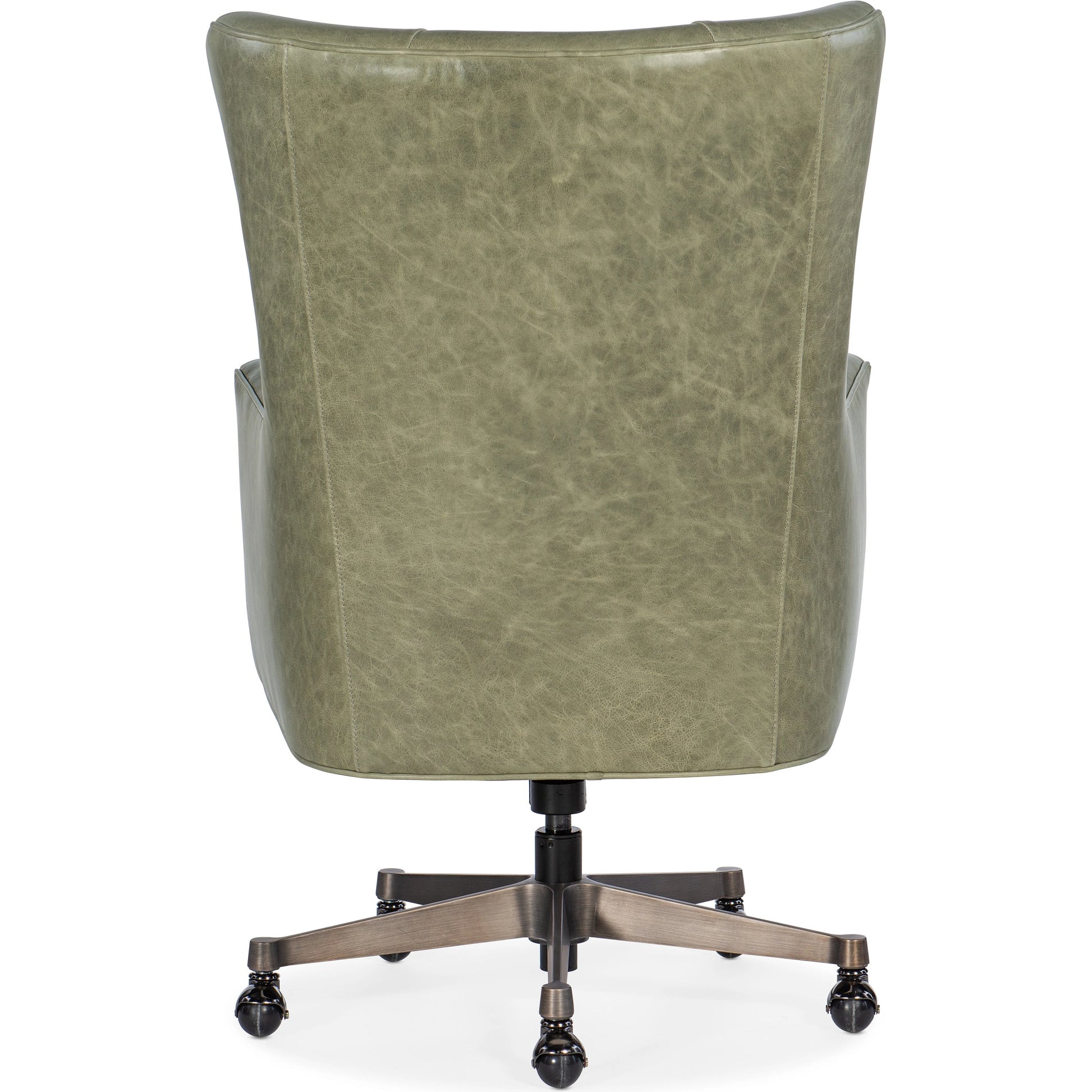 Brinley Executive Swivel Tilt Chair by Hooker Furniture. Made from leather (aniline top grain) in a transitional style.