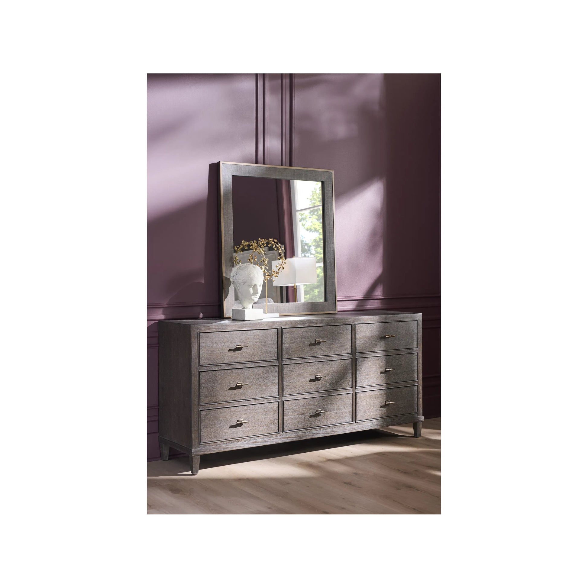 Montclair 9-Drawer Dresser by Universal Furniture in cocoa. Made from unique in a transitional style.