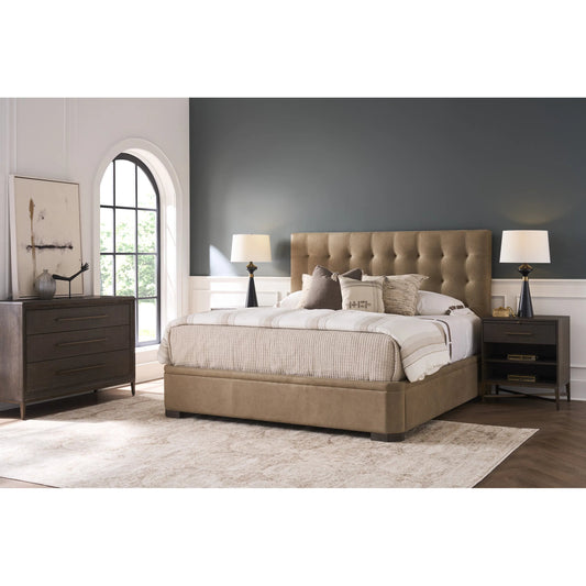 Montclair Upholstered Bed by Universal Furniture in toffee. Made from unique in a unique style.