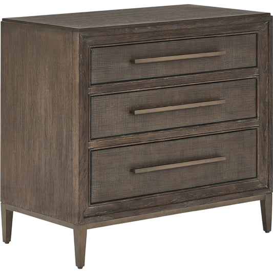Montclair Nightstand by Universal Furniture in cocoa. Made from unique in a unique style.