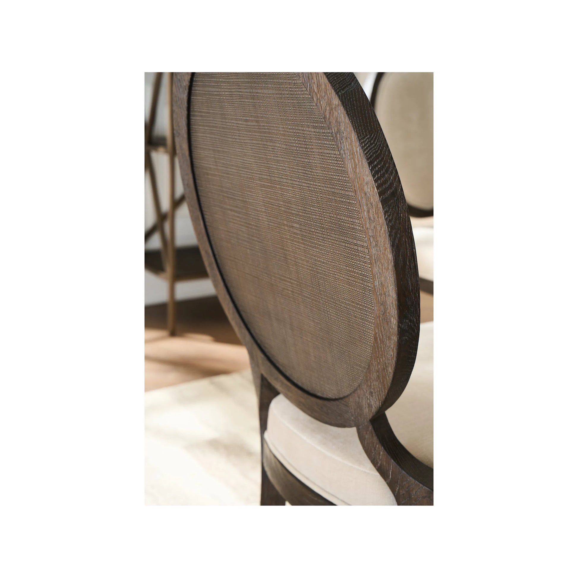 Montclair Oval Side Chair (Set of 2) by Universal Furniture in cocoa. Made from unique in a transitional style.