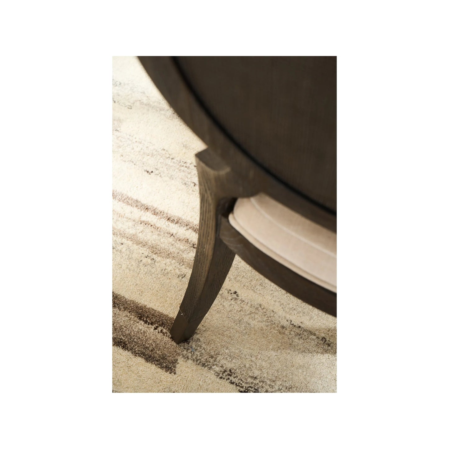 004 SI-2473028 | Closeup | Montclair Oval Side Chair (Set of 2) by Universal Furniture in cocoa. Made from unique in a transitional style.