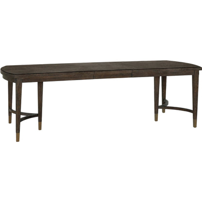 Montclair Dining Table by Universal Furniture in cocoa. Made from unique in a transitional style.