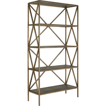 Montclair Etagere by Universal Furniture in cocoa. Made from unique in a transitional style.