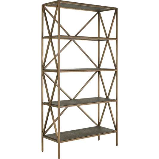 Montclair Etagere by Universal Furniture in cocoa. Made from unique in a transitional style.