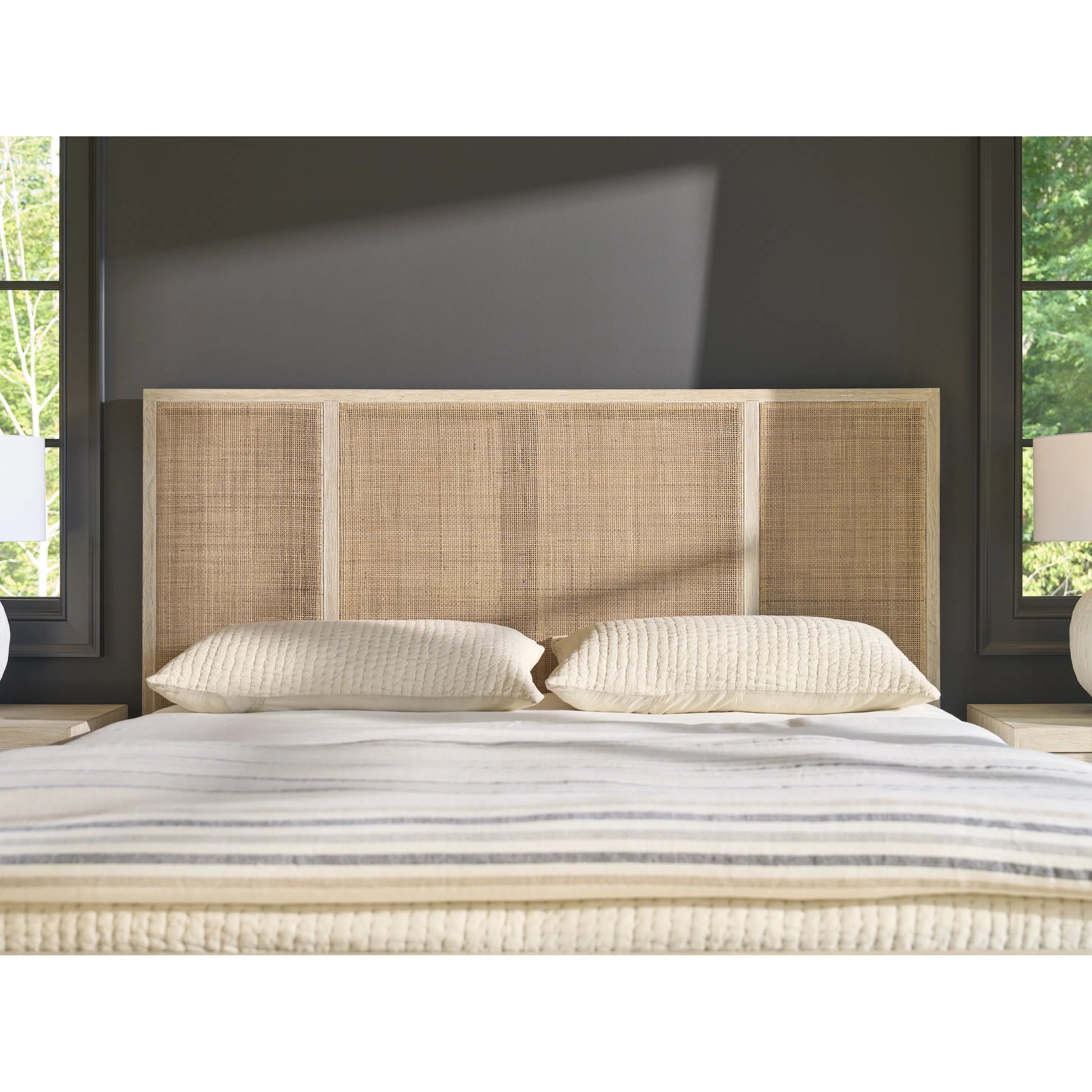 Oasis Bed by Coastal Living by Universal Furniture in natural oak. Made from unique in a rustic style.