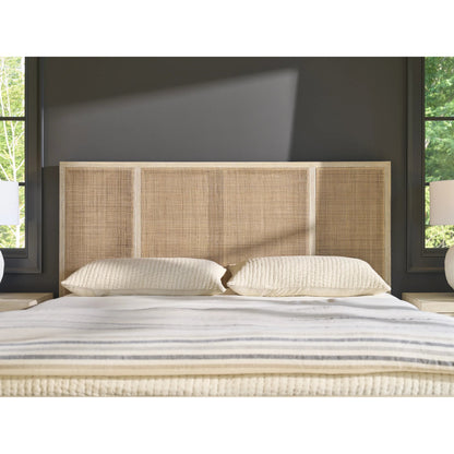 Oasis Bed by Coastal Living by Universal Furniture in natural oak. Made from unique in a rustic style.