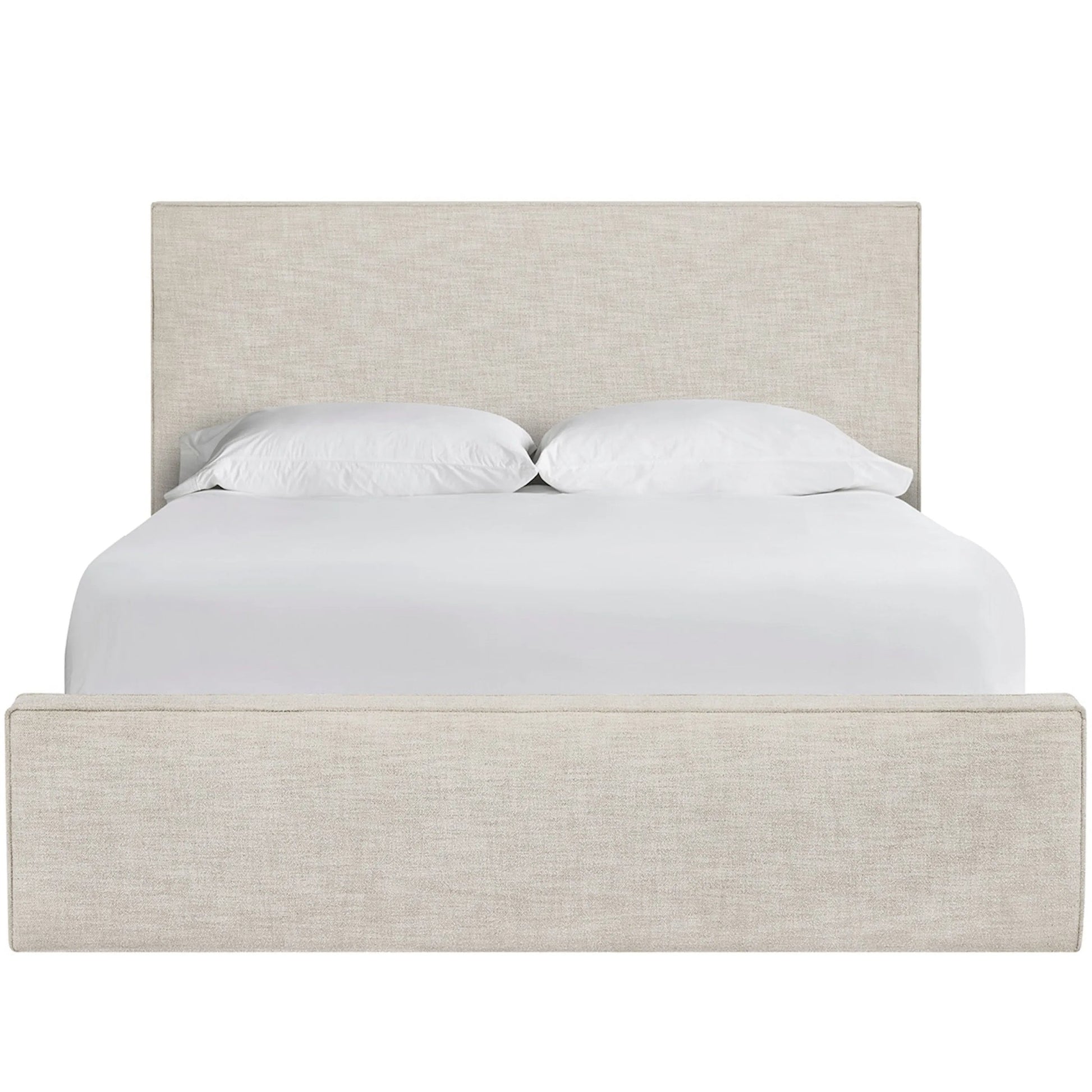 Oasis Drift Upholstered Bed by Coastal Living by Universal Furniture in natural oak. Made from 96% polyester, 4% acrylic in a transitional style.