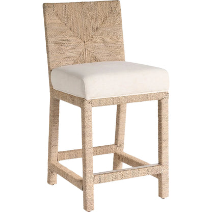 Oasis Abaca Counter Chair by Coastal Living by Universal Furniture in dockside natural tan oak. Made from unique in a rustic style.