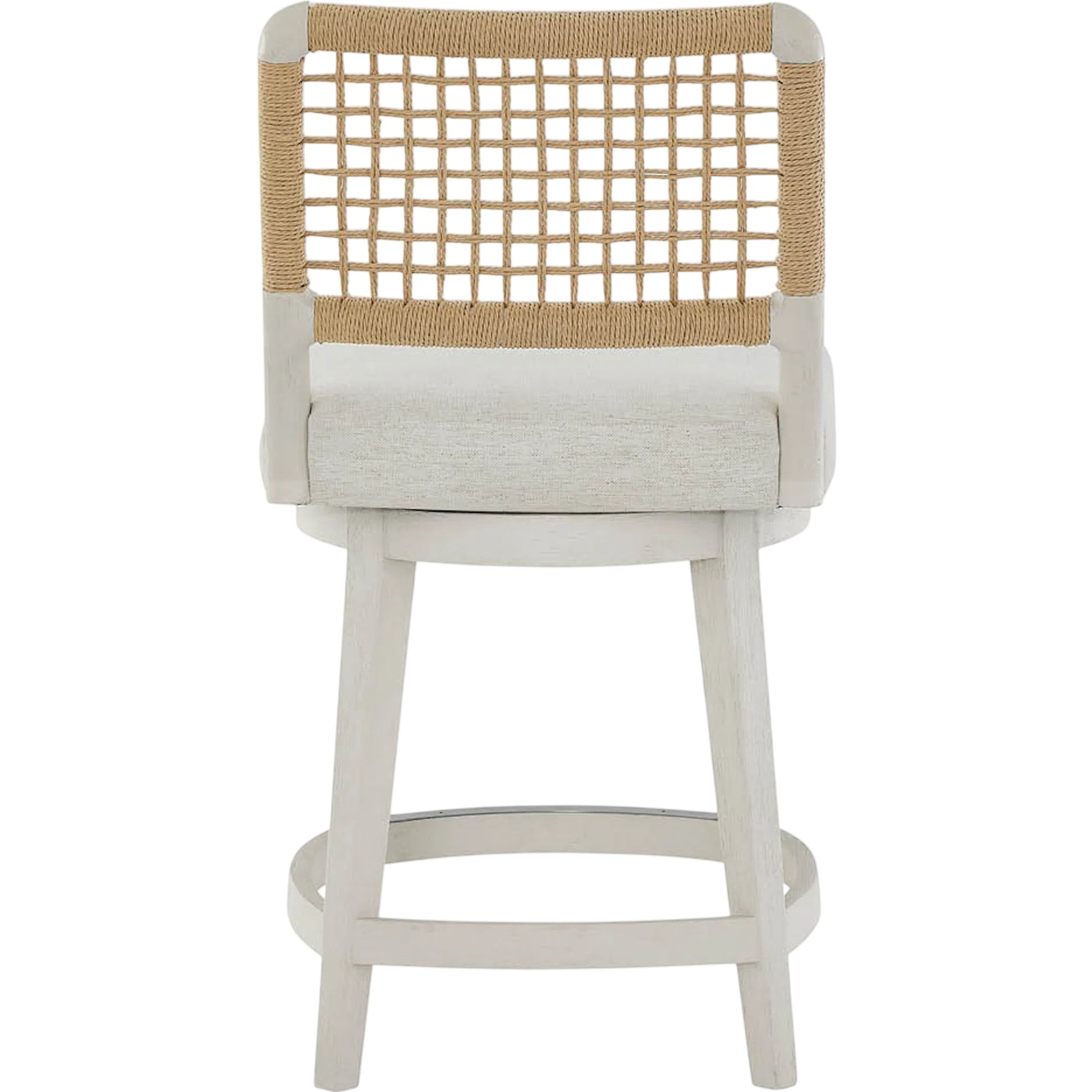 Oasis Shoreline Swivel Counter Stool by Coastal Living by Universal Furniture in shoreline white. Made from unique in a rustic style.