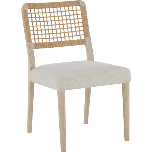 Oasis Dockside Chair (Set of 2) by Coastal Living by Universal Furniture in dockside natural tan oak. Made from 92% polyester, 8% linen in a unique style.