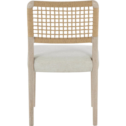 Oasis Dockside Chair (Set of 2) by Coastal Living by Universal Furniture in dockside natural tan oak. Made from 92% polyester, 8% linen in a rustic style.