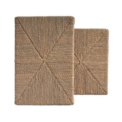 Oasis Abaca Nesting Tables by Coastal Living by Universal Furniture in natural tan. Made from unique in a rustic style.