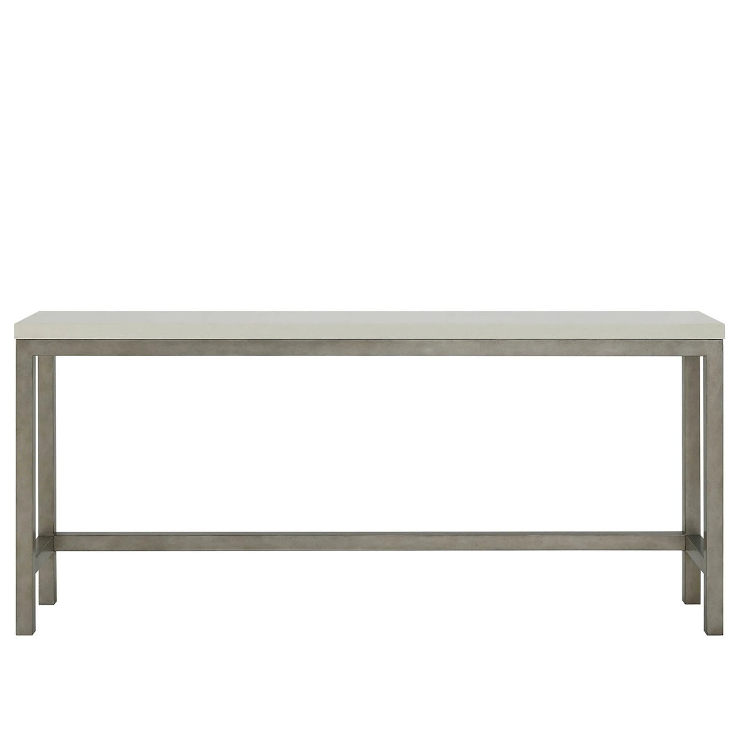 002 SI-2473053 | Additional Silo | Oasis Console with Stools by Coastal Living by Universal Furniture in antique nickel. Made from 92% polyester, 8% linen in a transitional style.