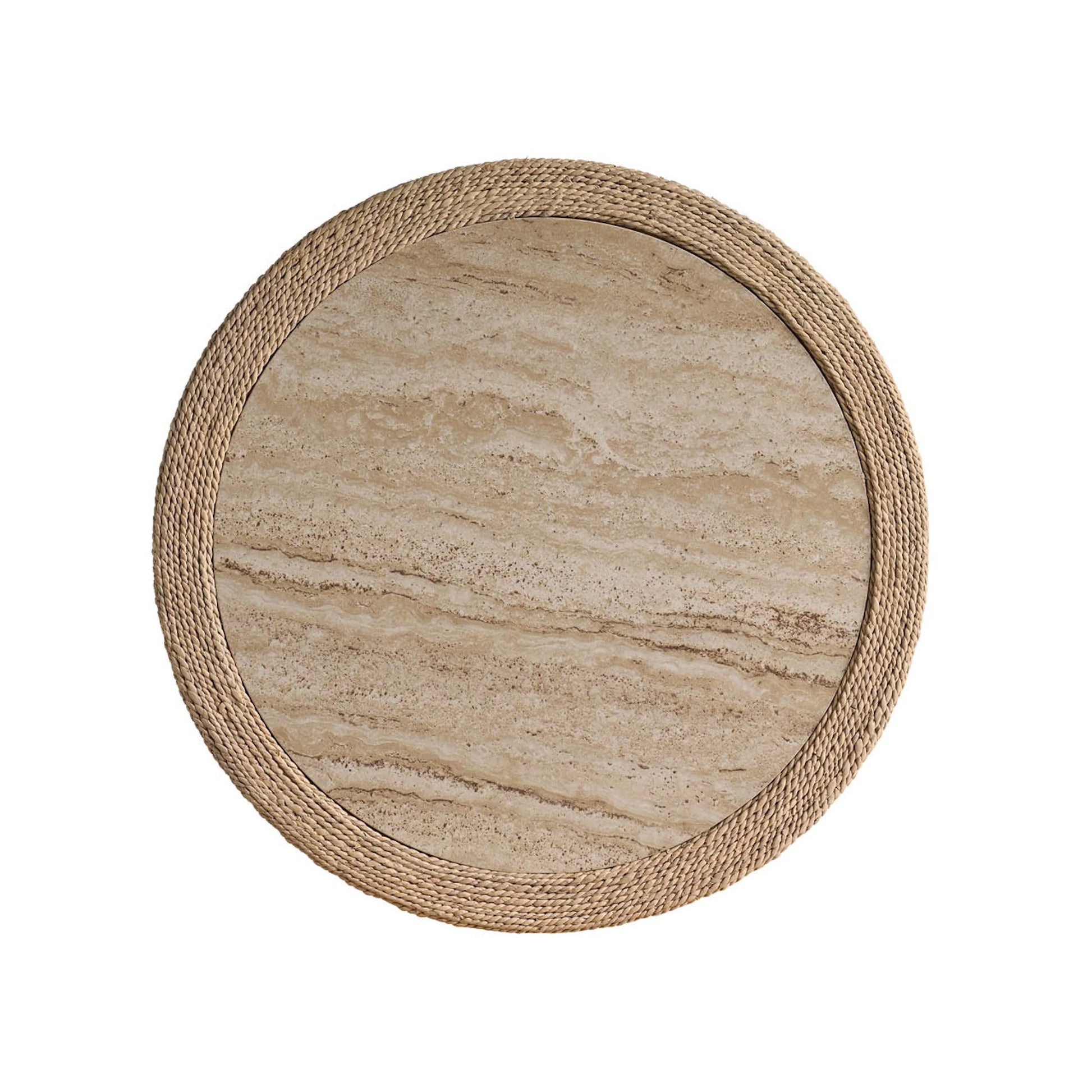 Oasis Abaca Side Table by Coastal Living by Universal Furniture in natural tan. Made from unique in a rustic style.