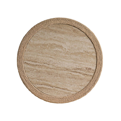 Oasis Abaca Side Table by Coastal Living by Universal Furniture in natural tan. Made from unique in a rustic style.