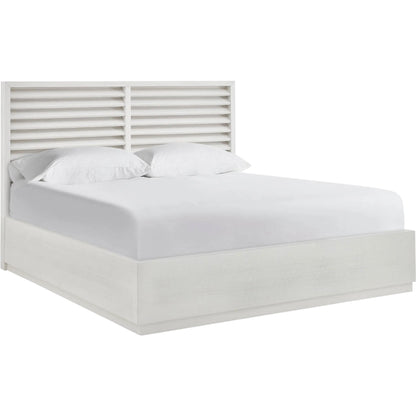 Oasis Shoreline Panel Bed by Coastal Living by Universal Furniture in white pine. Made from unique in a transitional style.