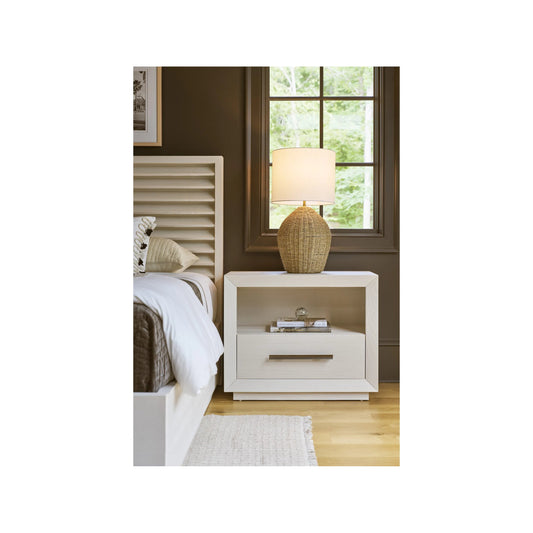 Oasis Shoreline Nightstand by Coastal Living by Universal Furniture in shoreline white. Made from unique in a unique style.